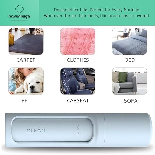 Reusable Lint Brushes for Pet Hair on Clothes & Soft Fabrics, Compact - Image 4