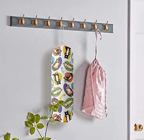 Cat Pattern Grocery Bags Holder Organizer - Image 5