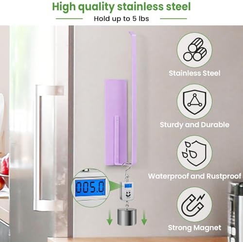 Magnetic Paper Towel Holder for Fridge, Toilet Paper Roll Holder Magnetic Paper - Image 7
