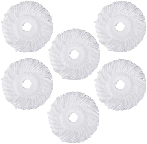 Spin Mop Heads Refill, Easy Wring Microfiber Replacement Pads by YOUSHANGJIA