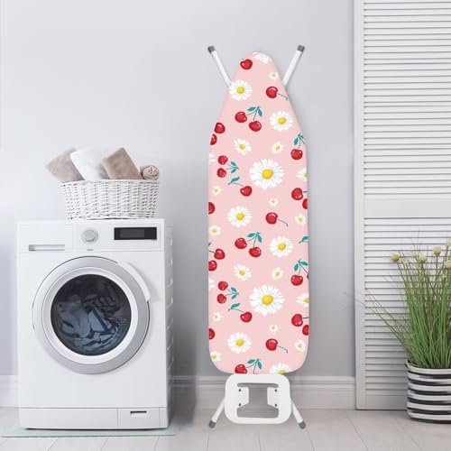 Daisy Cherry Ironing Board Cover and Pad Soft Fabric Cover - Image 4
