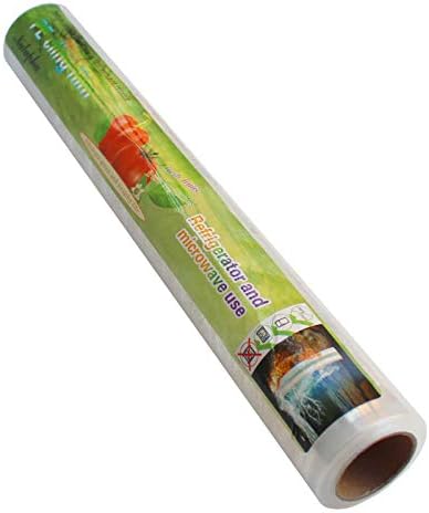 Clear Cling Wrap Refill Roll, 12‑Inch Stretch Food Wrap by Nuluphu