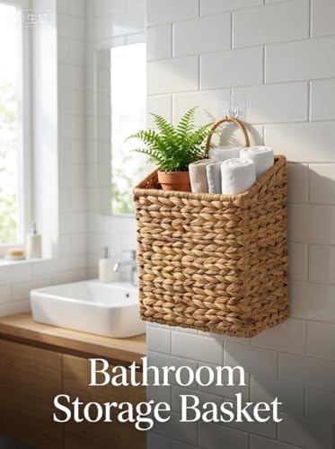 2-Pack Wicker Hanging Baskets for Storage and Decor - Image 6
