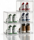 XL Shoe Boxes Clear Plastic Stackable, Extra Large Acylic Display Case by OMOPINSHOEBOX