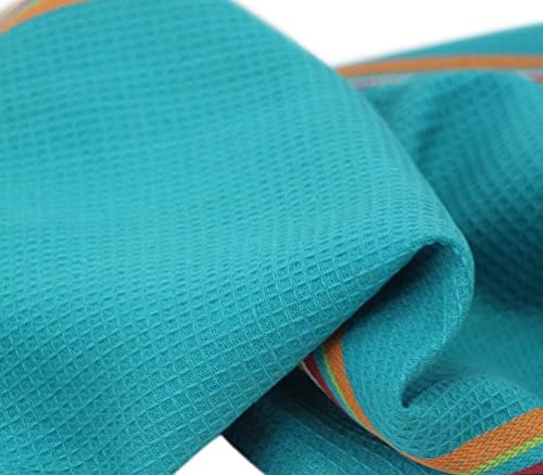 COTTON CRAFT Salsa Stripe Kitchen Towels - Image 5