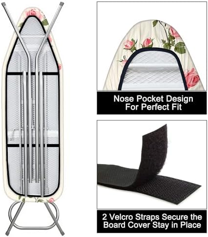 Ironing Board Cover 15"x54"，Standard Ironing Board Replacement Cover，Easy Fit - Image 3