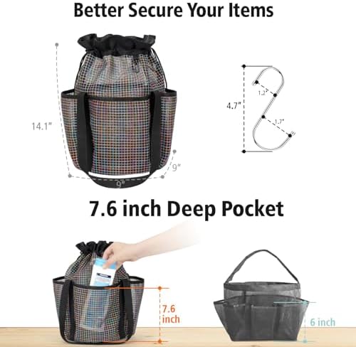 Mesh Shower Caddy Portable - Image 4