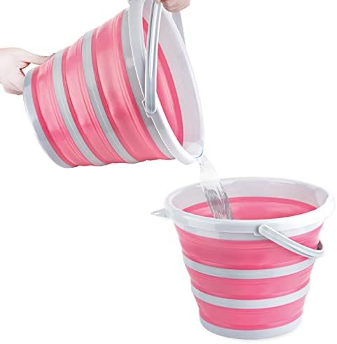 Collapsible Bucket 10L 2.6 Gallon Cleaning Bucket Mop Bucket Folding Foldable - Image 6