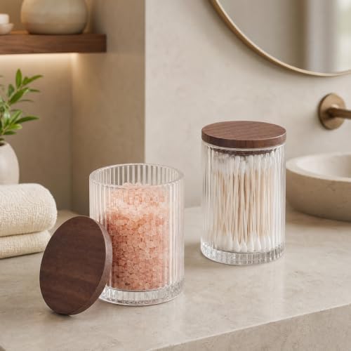 SheeChung 2 Pack Glass Apothecary Jar - Image 2