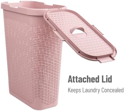 Mind Reader Slim Laundry Hamper - Image 5