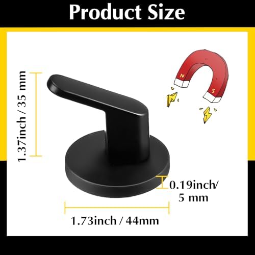 Kanayu 6 Pcs Magnetic Hooks Heavy Duty Magnetic Wreath Hanger, Magnet Tool - Image 2