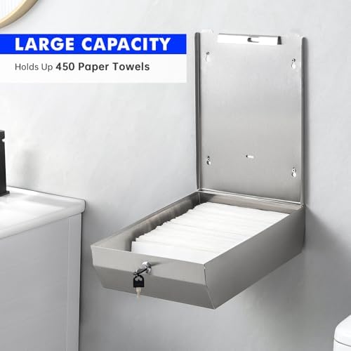 Gorlary Paper Towel Dispenser Wall Mount Commercial - Image 5