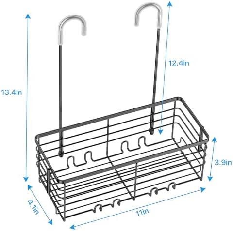 YUOROS 304 Stainless Steel Hanging Shower Caddy - Image 6
