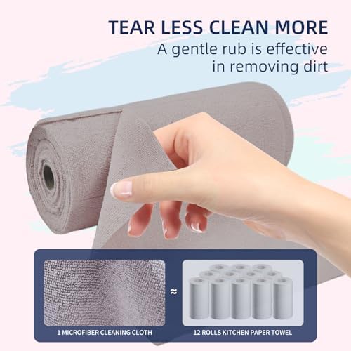 & PLUSH Microfiber Cleaning Cloth Roll - Image 7