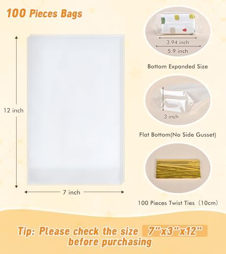Flat Bottom Cellophane Bags - Image 2
