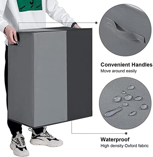 WOWLIVE Double Laundry Hamper - Image 6