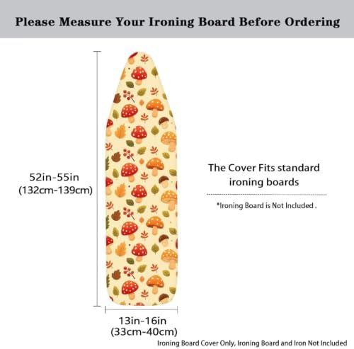 Thanksgiving Mushroom Extra Thick Ironing Board Covers - Image 5