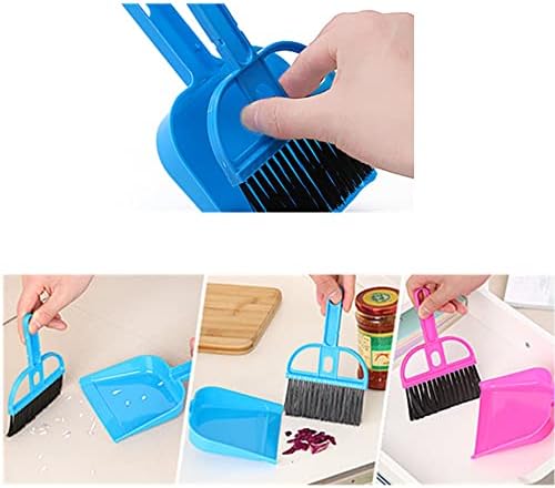 Mini Dustpan and Brush Set, Small Broom Set - Image 5