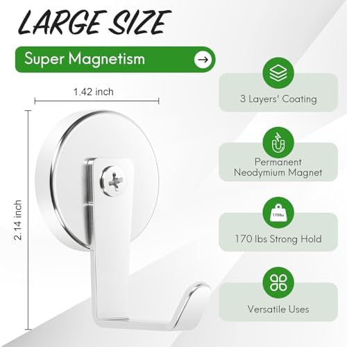 Neosmuk Magnetic Hooks Steel Tube Design - Image 6