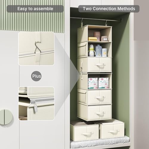 6-Shelf Hanging Closet Organizer - Image 6
