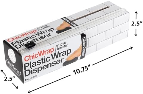 ChicWrap Subway Tile Plastic Wrap Dispenser - Image 4