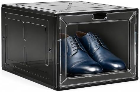1 Pack Black Drop-Front Sneaker Box by Fraphil
