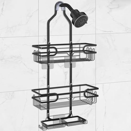 Shower Caddy Hanging, Over Head Shower Caddy Shower Storage Rack Basket by Lawhood-Mijin
