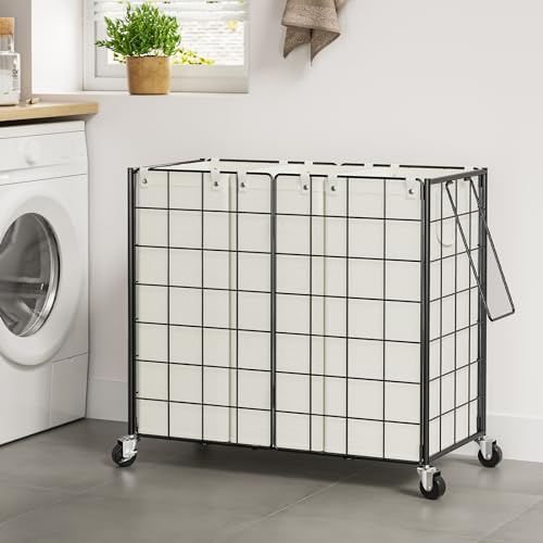 WOWLIVE Laundry Basket 3 Section - Image 3