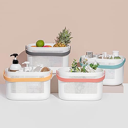 Plastic Portable Shower Caddy Basket, Storage Organizer - Image 2