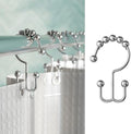 Maytex Shower Curtain Hooks, Shower Curtain Rings, Rust-Resistant Decorative by ZennaHome
