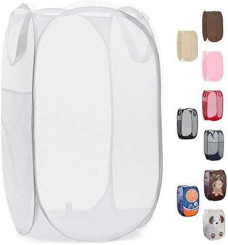 Handy Laundry Pop Up Laundry Hamper 71L Sturdy Collapsible Mesh by Handy+Laundry
