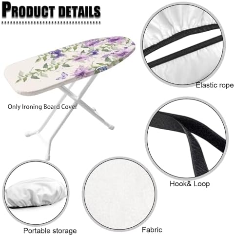 Lavender Ironing Board Cover for Iron Pad Protector Washable Table Top Ironing - Image 6