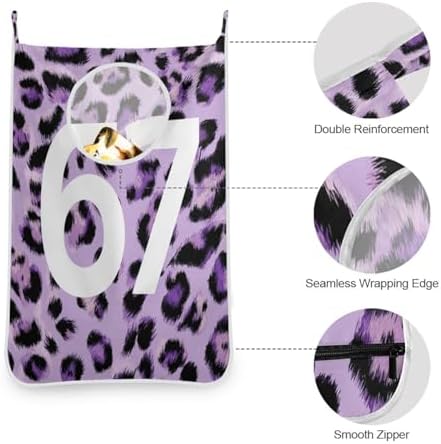 1PC Hanging Laundry Hamper Bag Over the Door Laundry Hamper Wall Hamper Large - Image 6