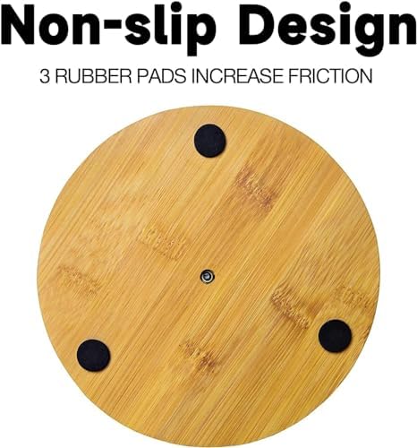 TONLEA Wooden Paper Towel Holder Countertop, Kitchen-Towel-Holder FreeStanding - Image 5