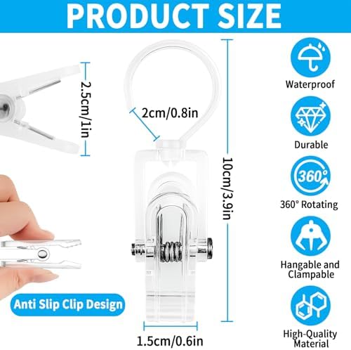 VinBee 20 PCS Laundry Hooks - Image 2