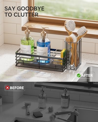 Yofidra Sponge Holder for Kitchen Sink, Sink Caddy - Image 5