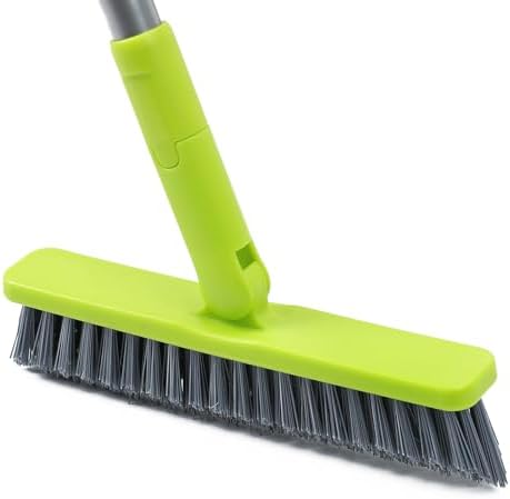 Grout Cleaner Brush with Long Handle, Floor Scrub Brush by KalTell