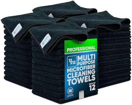 Microfiber Wholesale Cleaning Cloths | Size 12" x 12"| All Purpose Microfiber by MicrofiberWholesale