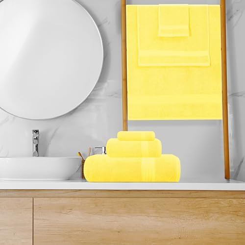 GLAMBURG Ultra Soft 8-Piece Towel Set - Image 4