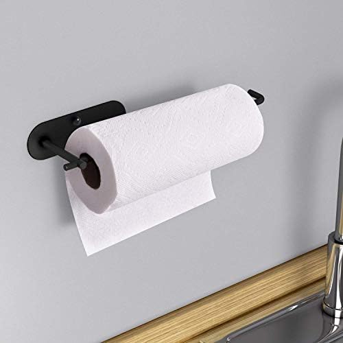 VAEHOLD Self Adhesive Paper Towel Holder Under Cabinet Mount, Wall Mounted - Image 4
