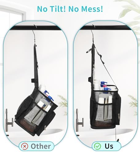 Shower Caddy Portable Mesh Shower Bag - Image 2