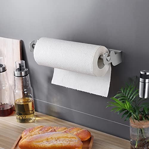 ZUNO Paper Towel Holder Cabinet Door or Under Cabinet, Self Adhesive - Image 4