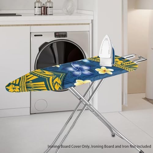 Tribe Boho Floral Ironing Board Cover 15x54 Inch Tropical Frangipani Ironing - Image 2