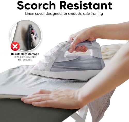 Home Intuition Extra Thick Ironing Board Cover and Pad Iron Scorch Resistant - Image 4