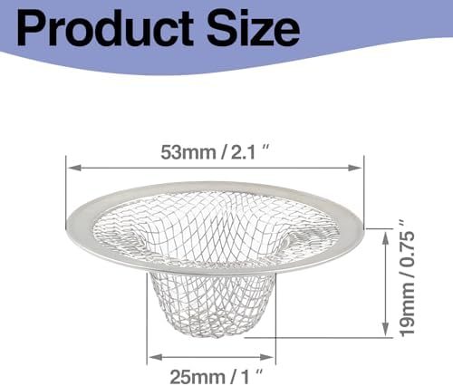 Piutouyar 2 Pack Stainless Steel Kitchen Sink Strainer, 2 Inch Diameter - Image 2