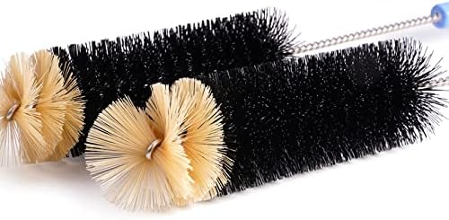 MOSOLAN Long Handle Bottle Brush, 17 Inch Bottle Brush Cleaner, 2 Pack - Image 3