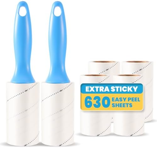 630 Sheets Extra Sticky Lint Roller by Unknown