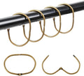 20Pcs Shower Curtain Hooks, Metal Oval Shower Curtain Hooks Roman Rings by Mafegu