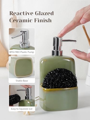 INGOFIN Ceramic Dish Soap Dispenser - Image 4