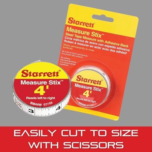 Starrett Tape Measure Stix, 1/2" x 48", S1 Style - Image 5